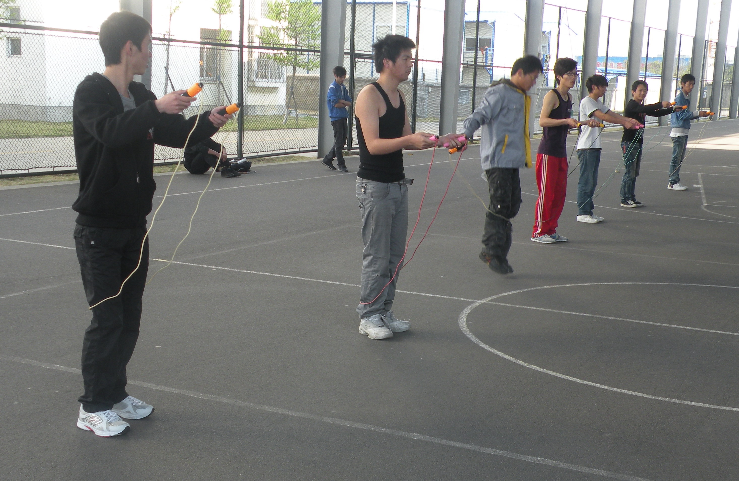 图为:个人比赛预备状况