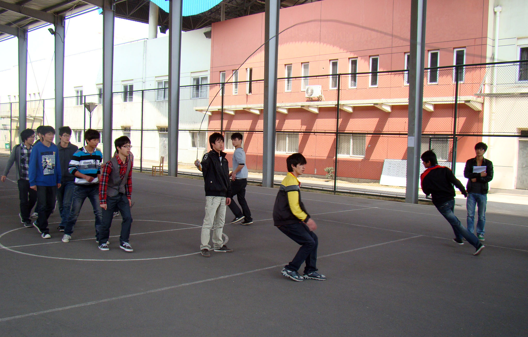 图为：跳绳团体赛