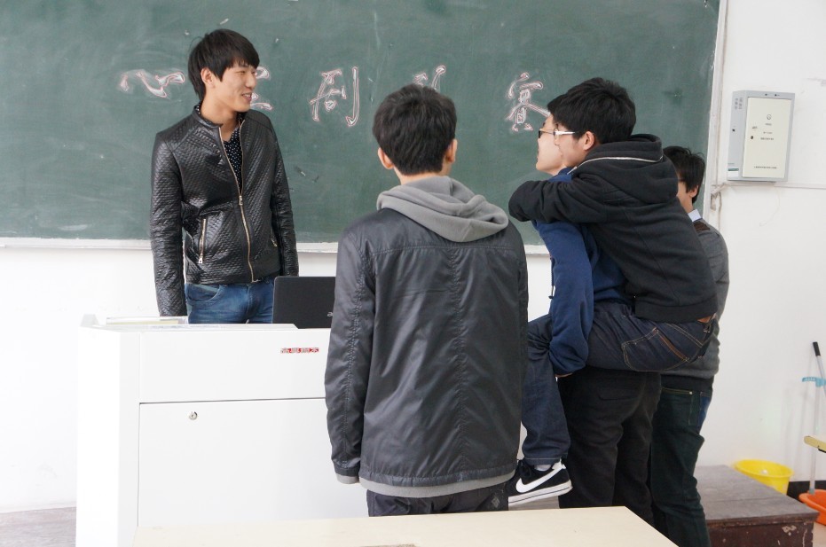 图为我系心理话剧预赛现场